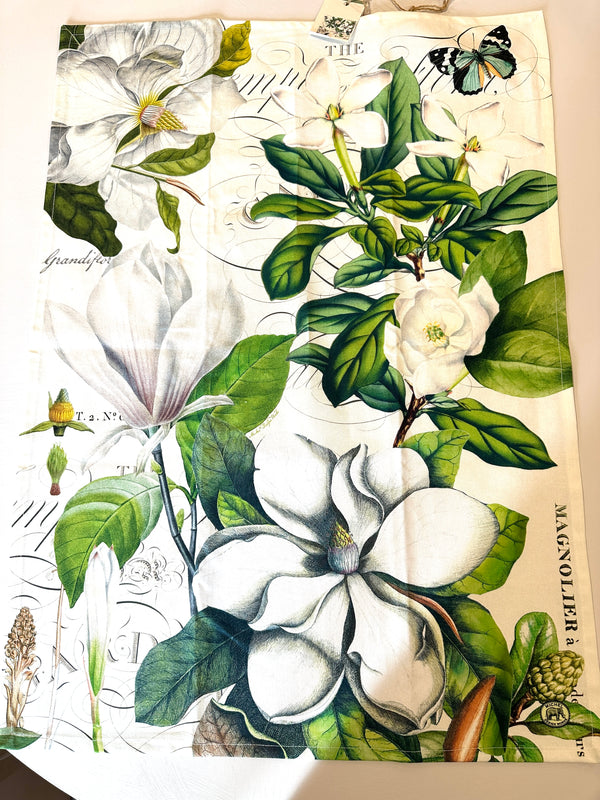 Magnolia tea towel Michel Design works