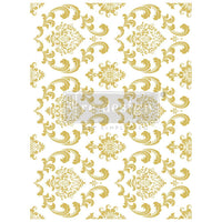 Redesign GOLD transfer Large -  House of Damask KACHA