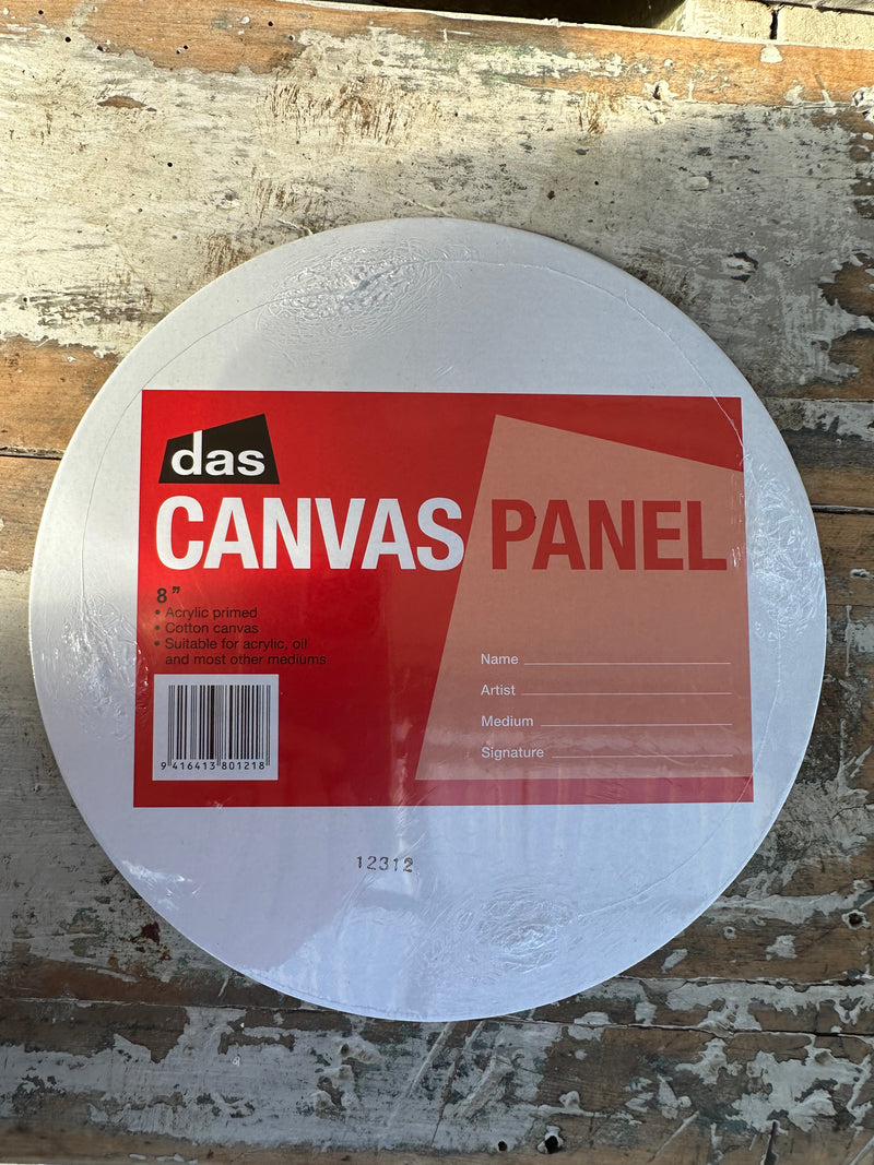 Blank Canvas Panel Round