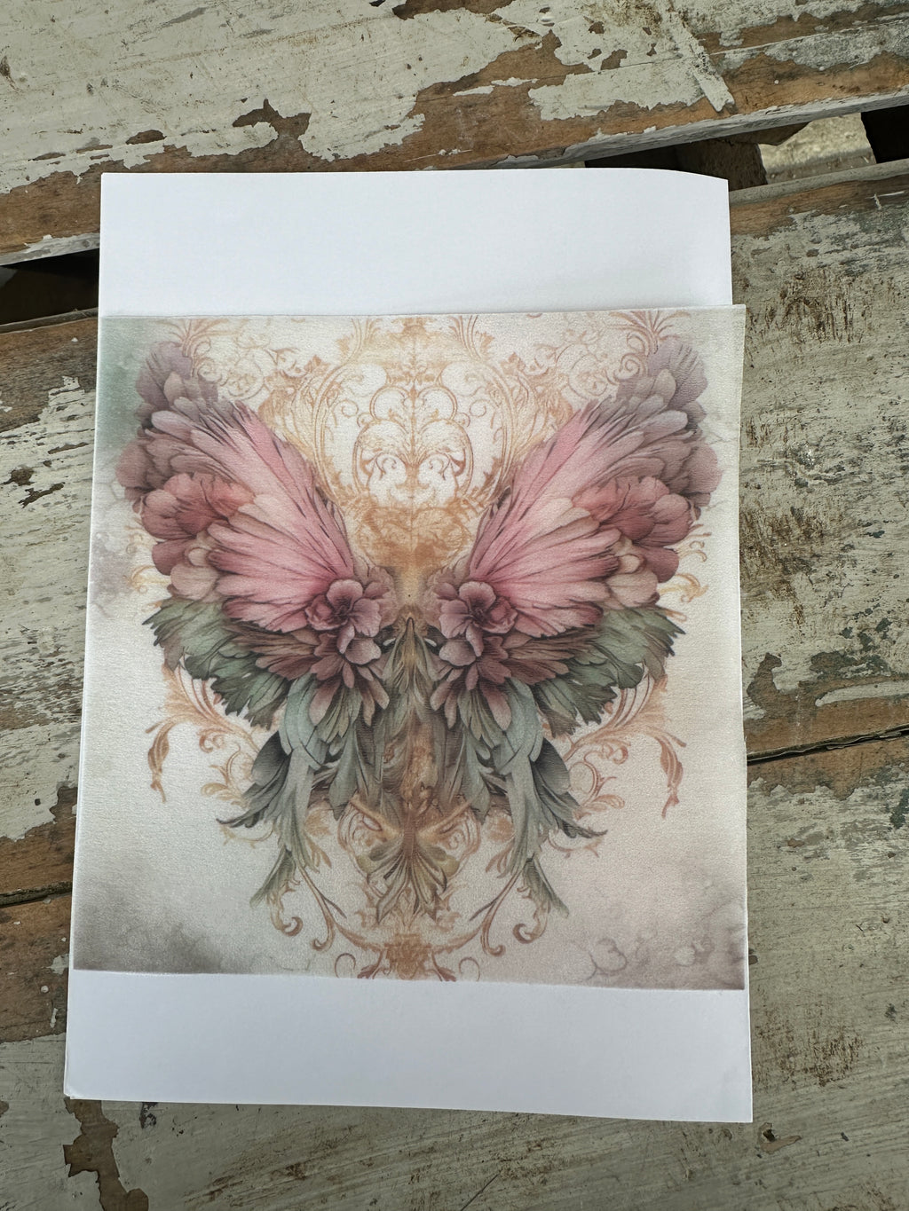 Mini decoupage Paper Wings