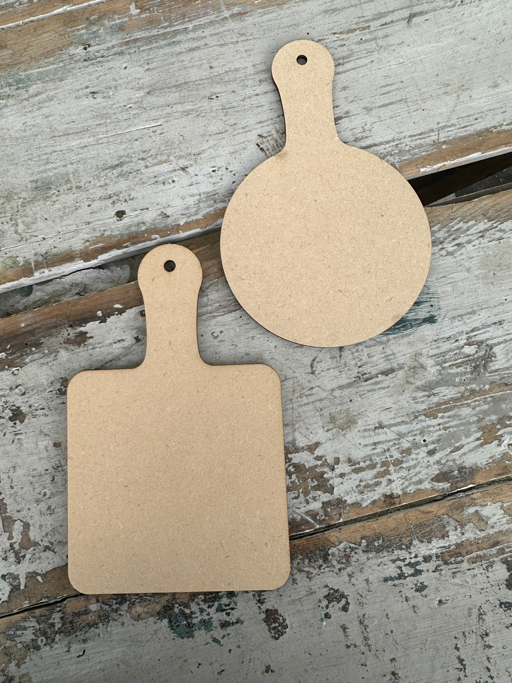 Blank MDF mini round cutting board