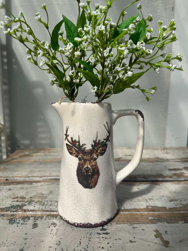 Norwood Jug Cream small w Stag