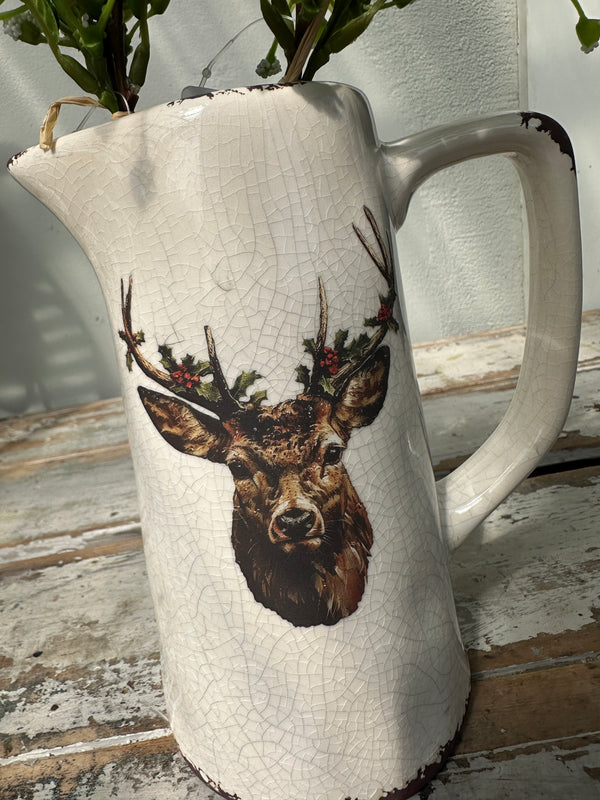 Norwood Jug Cream small w Stag