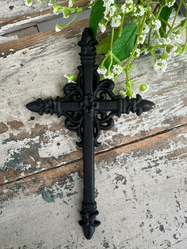 Cross Mini Black cast iron hanging