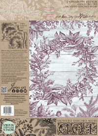 Winter Adornment IOD Stamp II 2 sheets