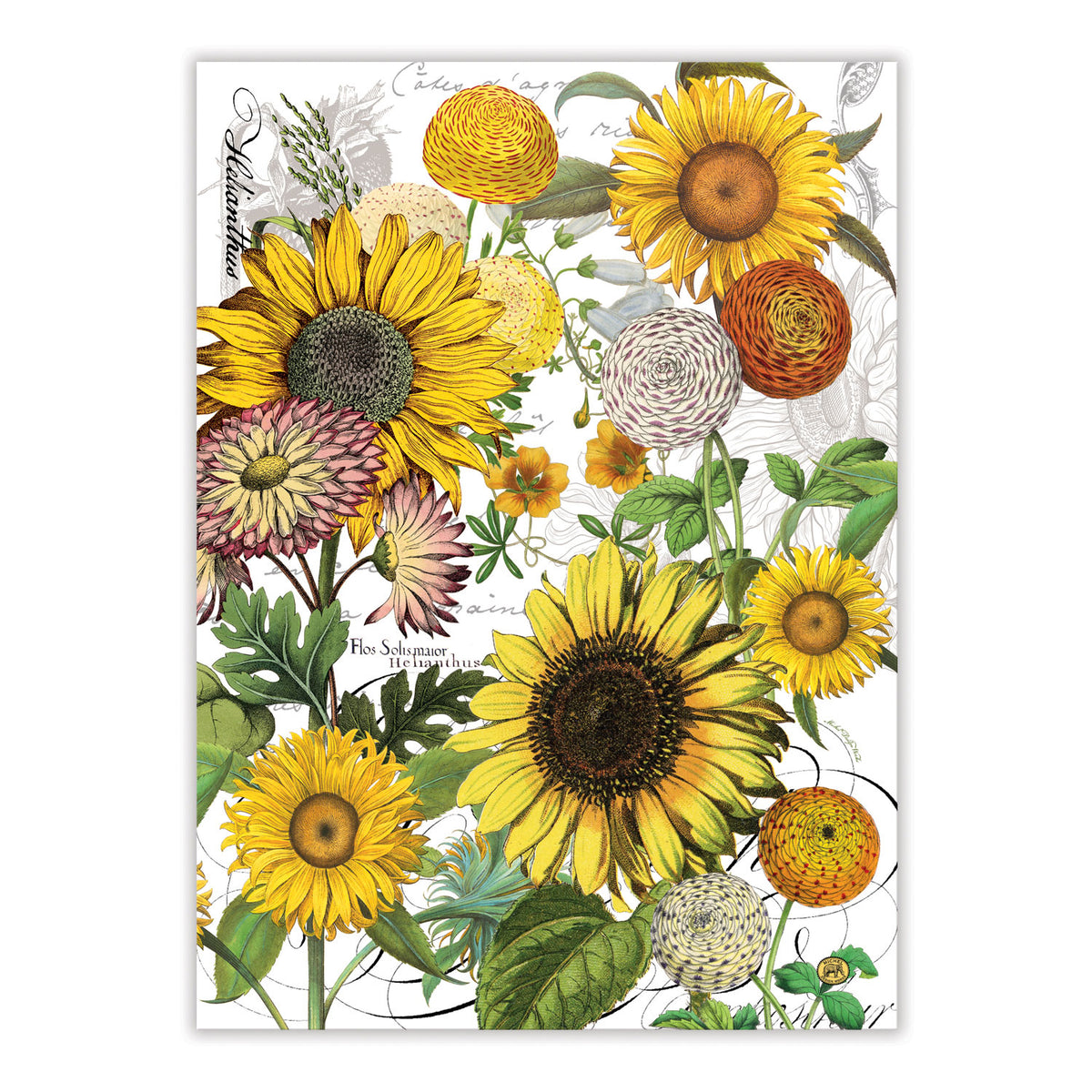 Tea towel Sunflower Michel Design works