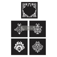 CECE Mix & Style Stencil Damask Element set of 5