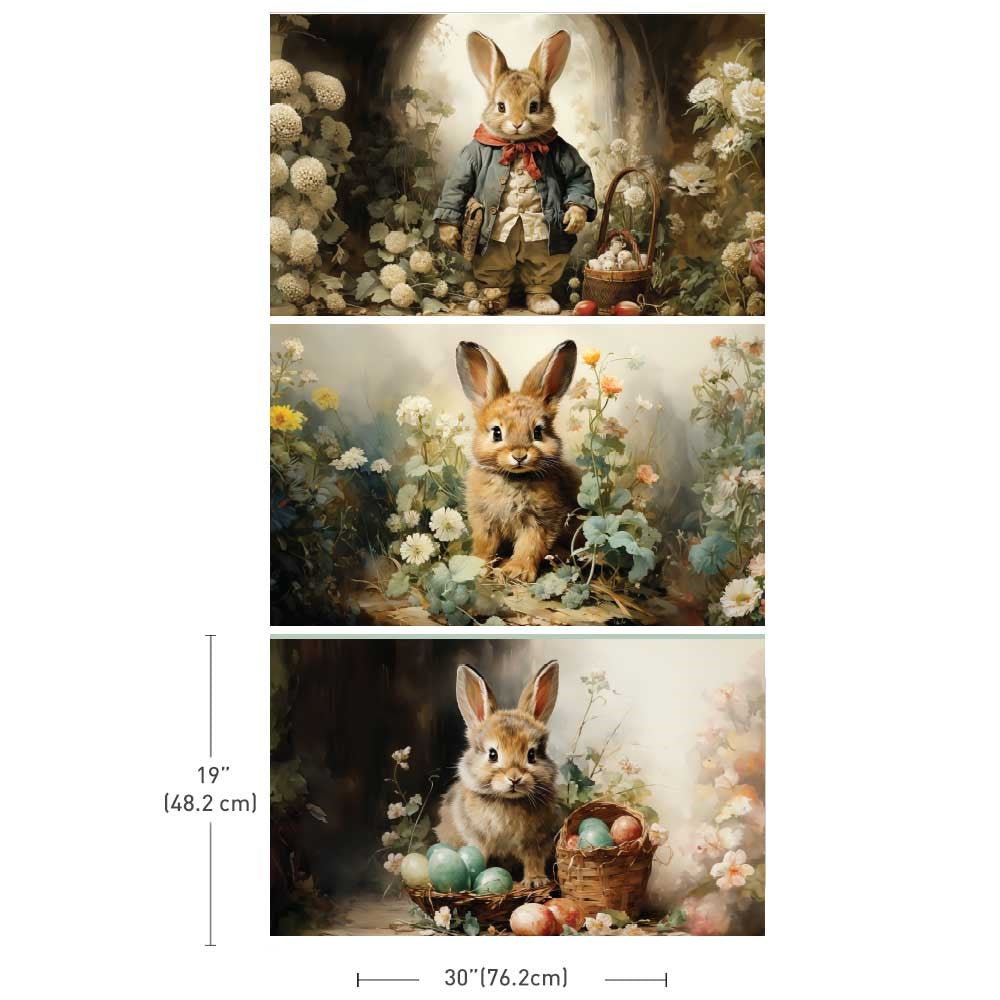 Dreamy Bunnies Mulberry Tissue Paper 3 sheets