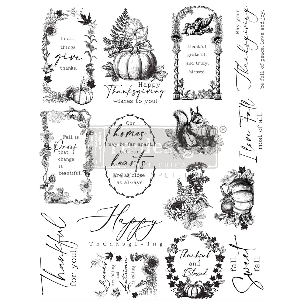 Fall Sweet Fall Stamp by Redesign with Prima