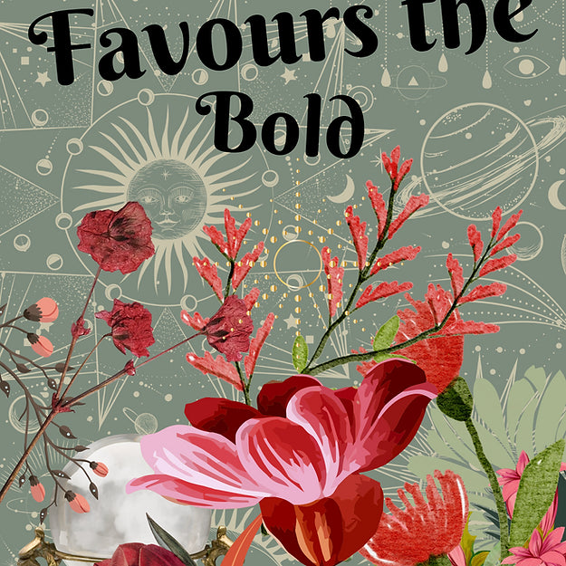 Fortune Favours the Bold Decoupage Paper set of 3