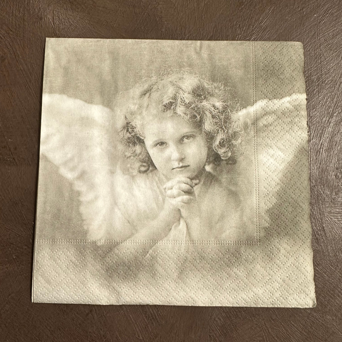 Cherub Angel Napkin for Decoupage