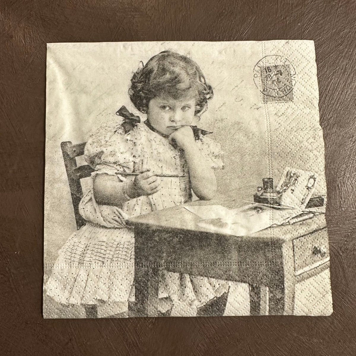 School work Napkin for Decoupage 