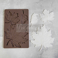 Falling Leaves Fantasy Mould by Redesign with Prima