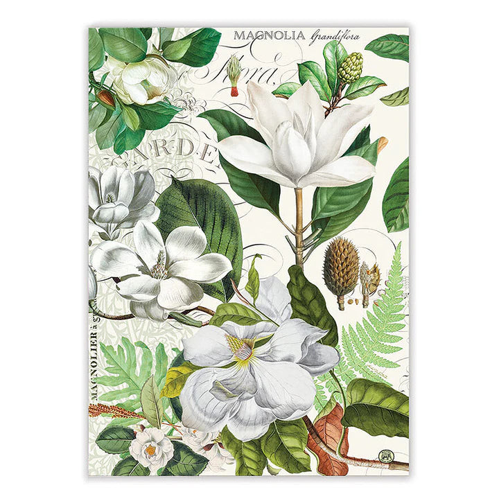 tea towel magnolia Michel Design works