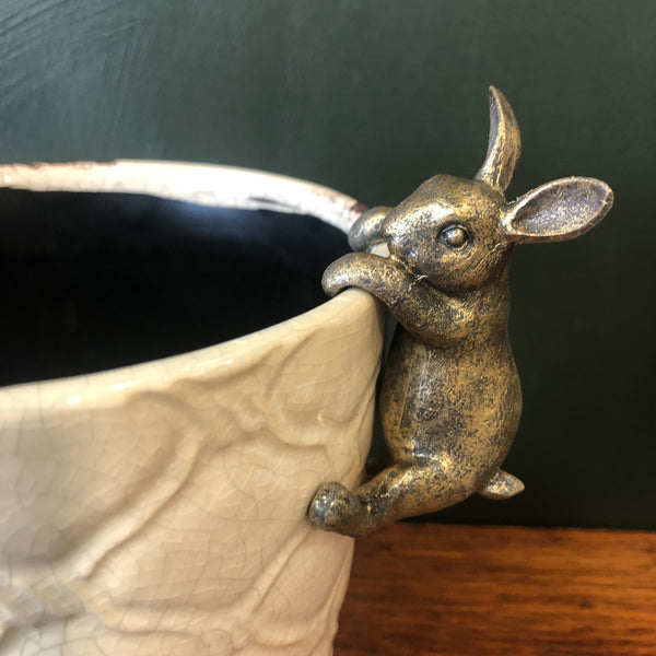 Hanging Bunny Gold