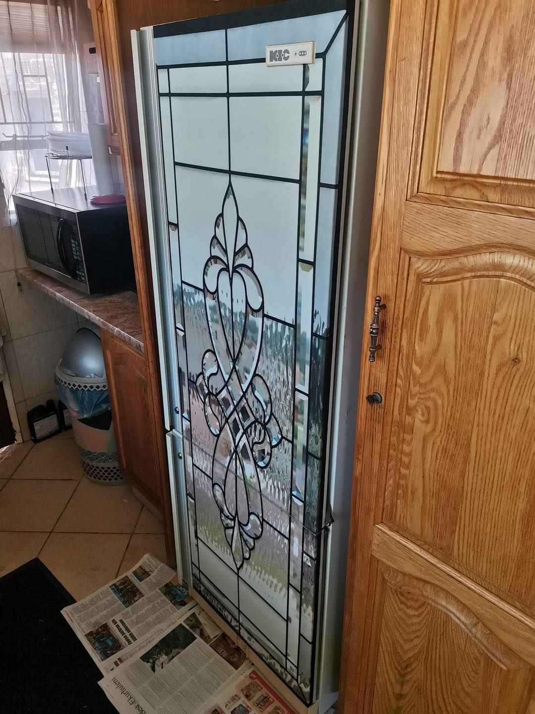 Door Stained Glass Paper for Decoupage