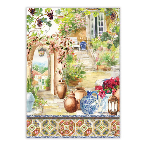 Tuscan tea towel Michel Design works