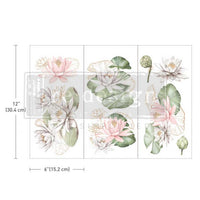 Redesign with Prima transfer small Water Lilies