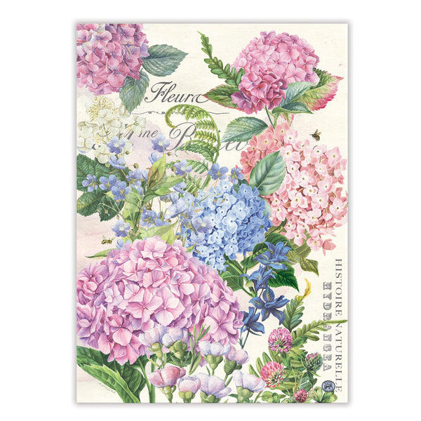 Tea towel Wild Hydrangea Michel Design works