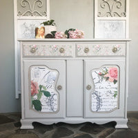 Imperial Linen Decoupaged Sideboard