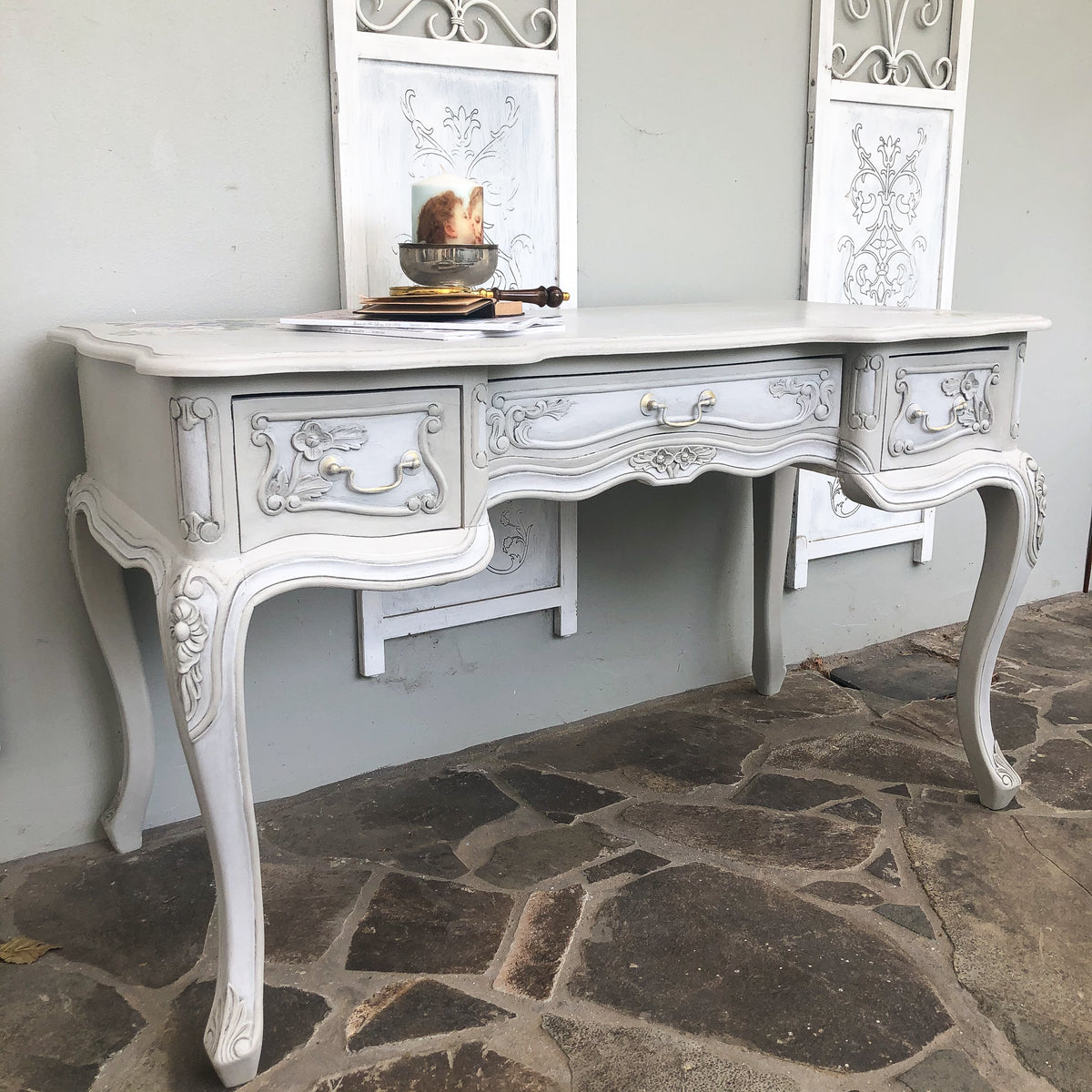 Parisian Grey & Rivers Peak Dressing Table  -  not available