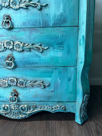 Ocean Blend Linen Press Cupboard | Paint Me Vintage