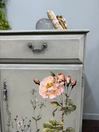 Rubbed Sage Floral Parisienne Sideboard | Paint Me Vintage