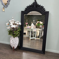 Carbon Black Tall Mirror| Paint Me Vintage