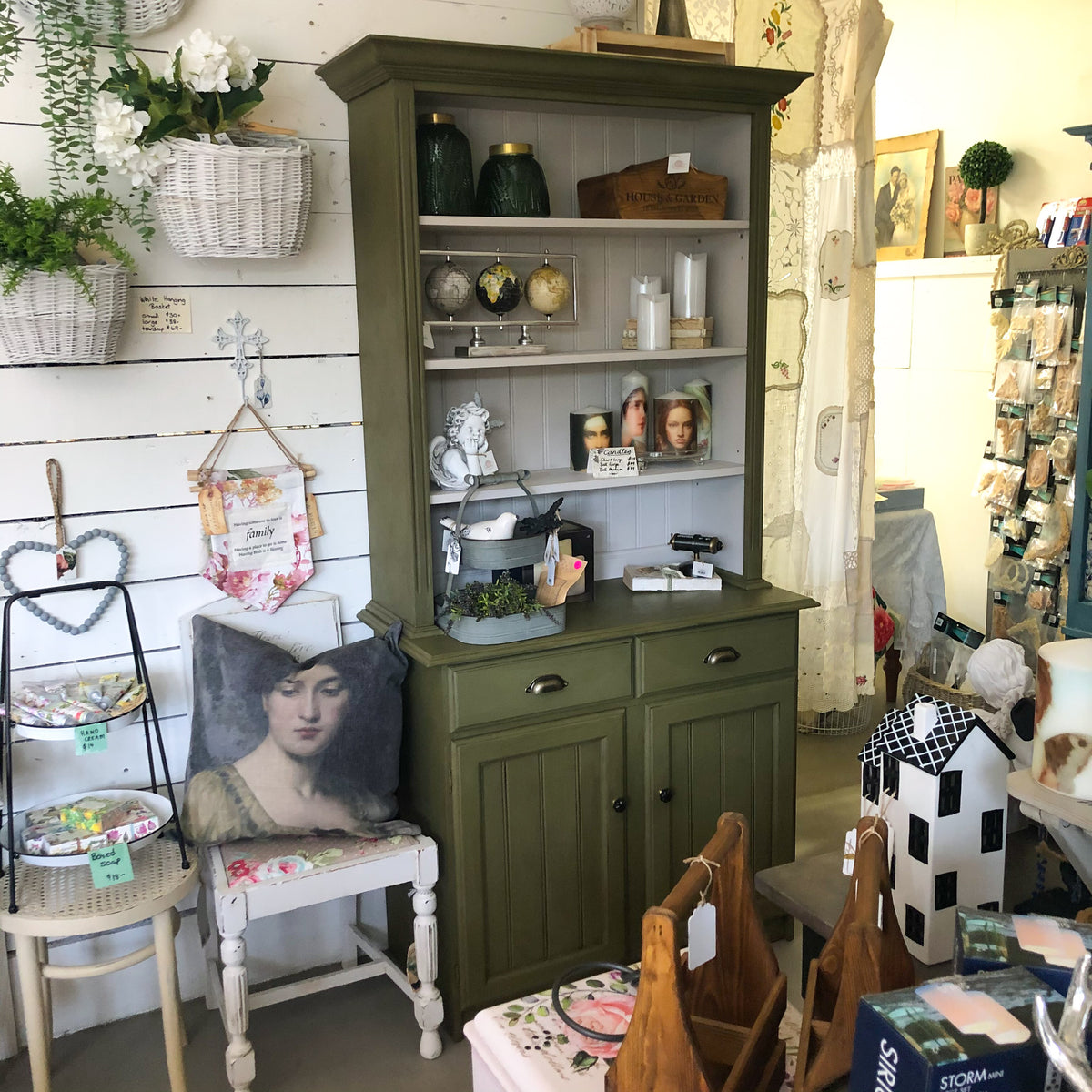 Olea Olive Farmhouse Buffet Hutch