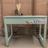  Dusty Miller Sunset Hall Table with drawer | Paint Me Vintage