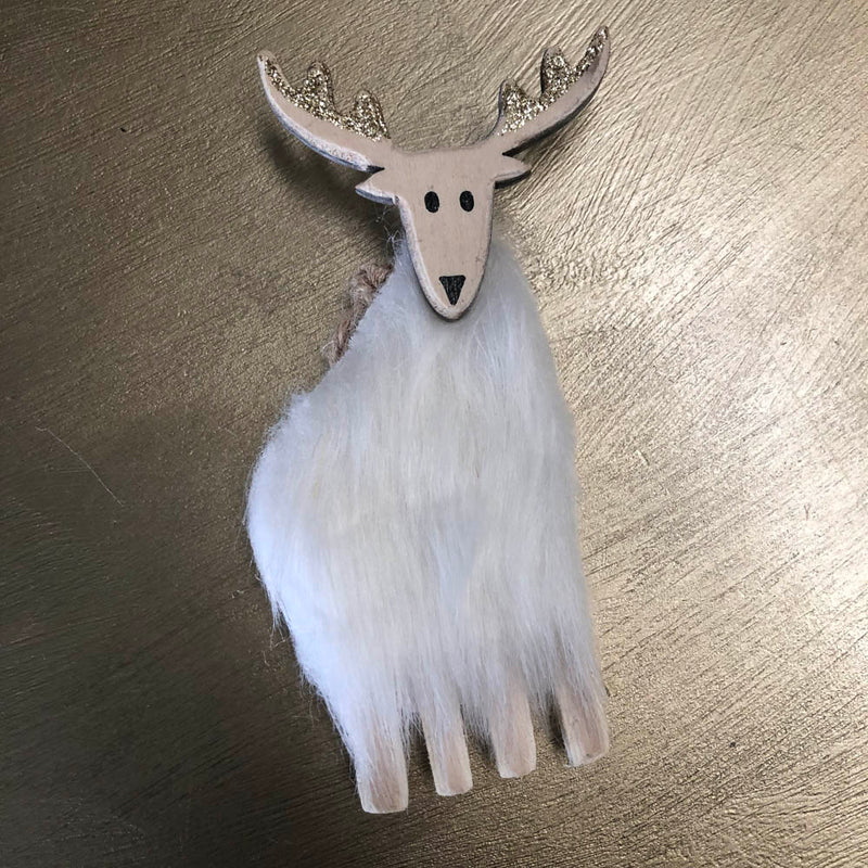 Reindeer Fluffy White