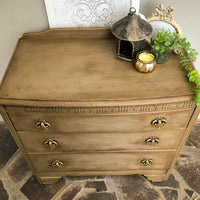 Stonebreaker Dark Wax and Gold Dresser - not available