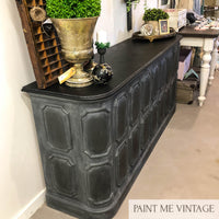 Midnight Elegant Panelled Sideboard NZ