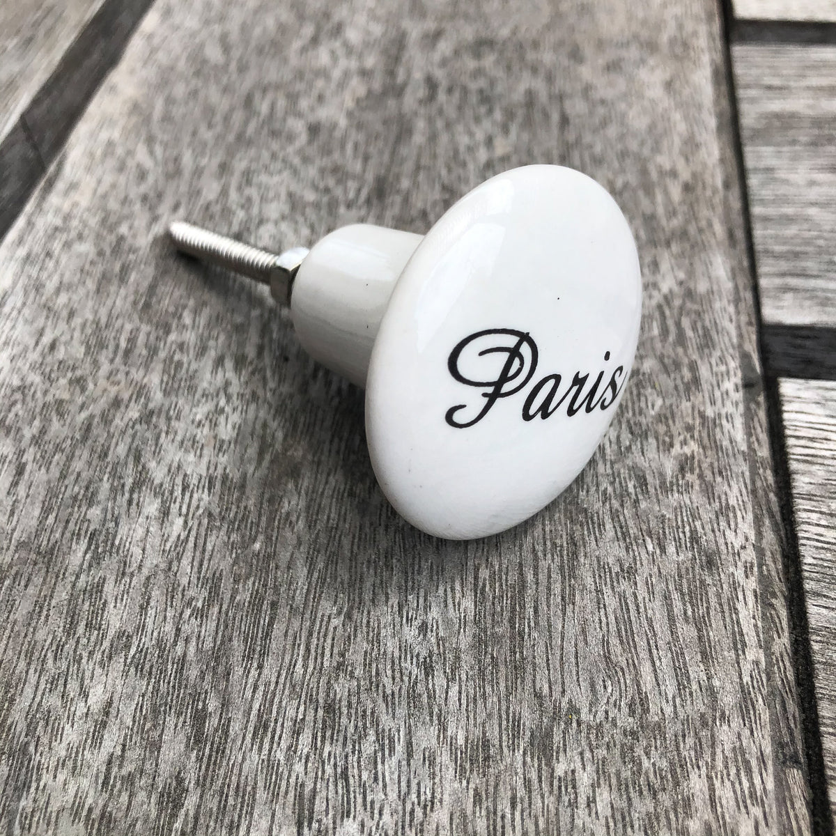 White Paris Knob