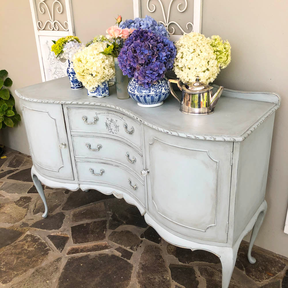 Aurora Bow Fronted and Carved Sideboard NZ