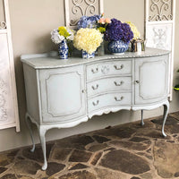 Aurora Bow Fronted and Carved Sideboard - not available