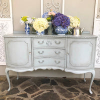 Aurora Bow Fronted and Carved Sideboard NZ