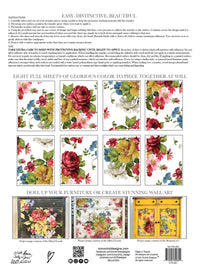 Wall Flower I IOD Transfer I 8 sheets | Paint Me Vintage