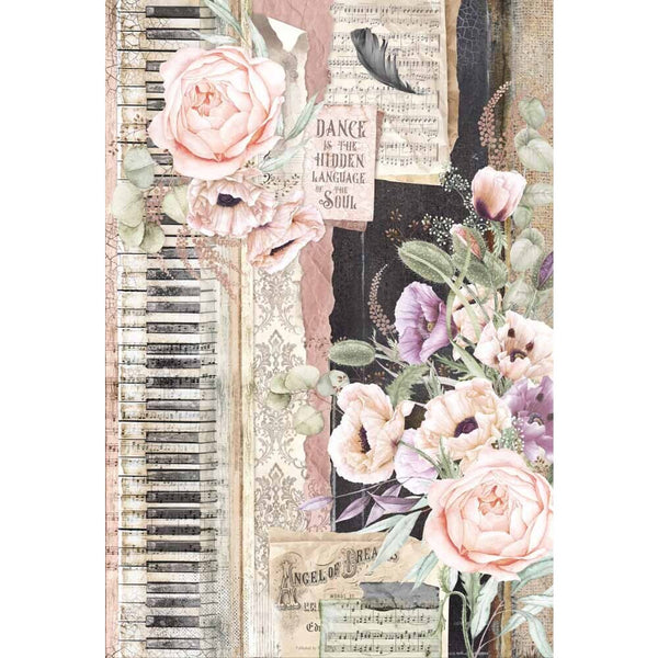 Dancing Soul Rice Paper for Decoupage A4 | Paint Me Vintage