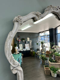 Peony & Wild Tusk look Aged Vintage mirror