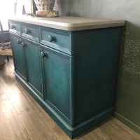 Kingsley Sideboard with crushed graphite top | Paint Me Vintage