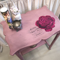 Bruised Petal Matriarch Rose Occasional Table | Paint Me Vintage