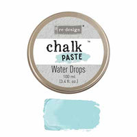 Chalk Paste Water Drops